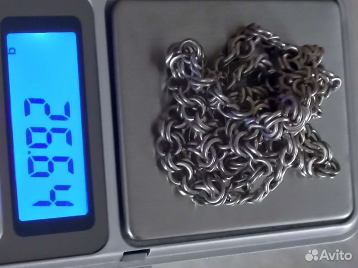 Серебряная цепь 925 проба