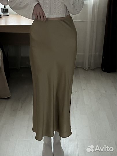 Атласная юбка