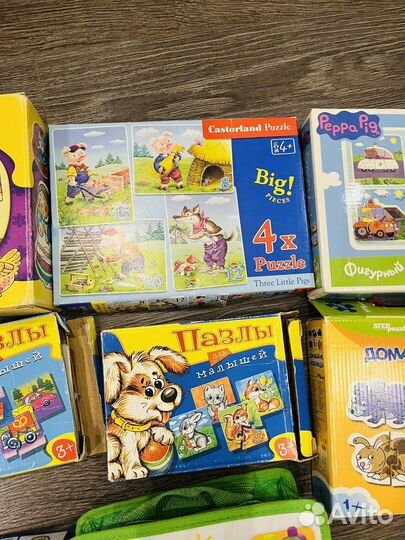 Пазлы и Mega bloks