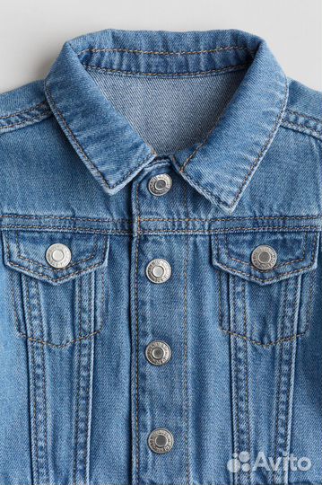 Джинсовая куртка hm 92 на девочку