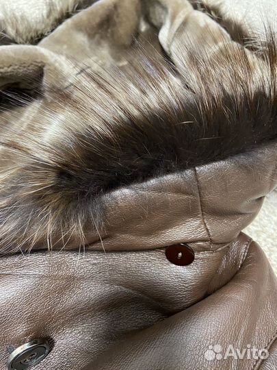 Дубленка женская 53-54 размер