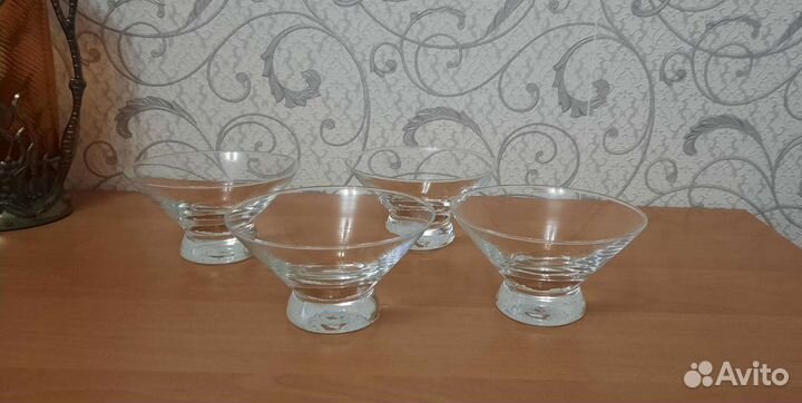 Посуда для десерта, салата. стекло