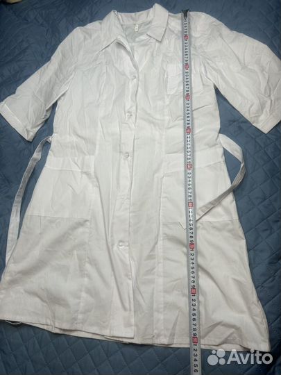 Белый медицинский халат 50