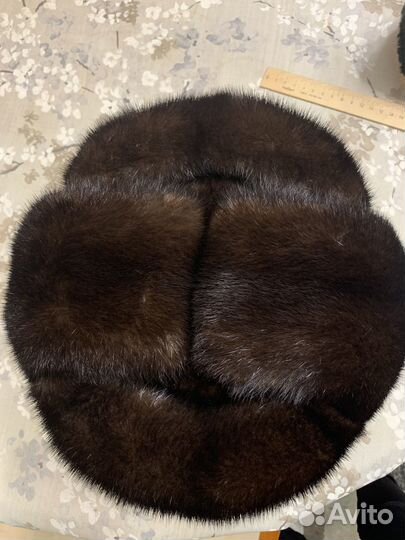 Норковая шапка мужская