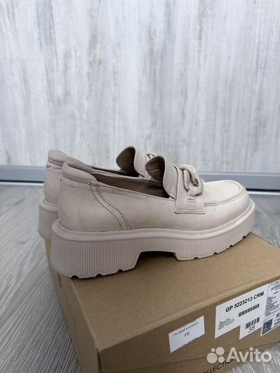 Лоферы женские 38 размер натуральная кожа