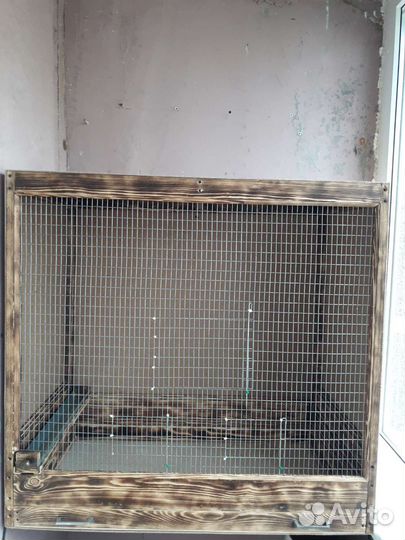 Вольер С птицей