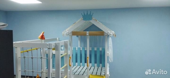 Игровой комплекс Савушка Baby 1 голубой