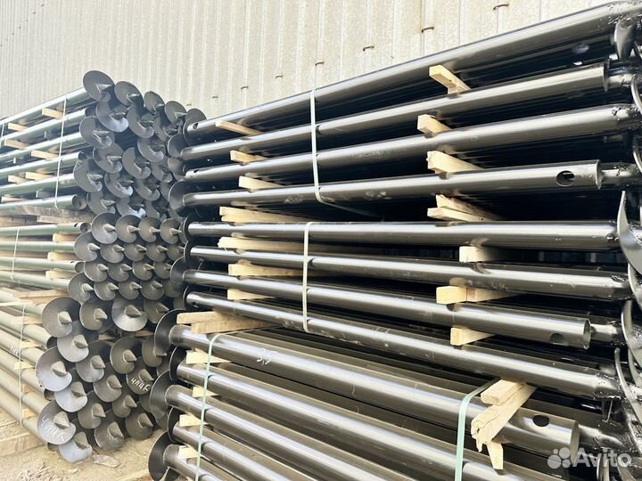 Винтовые сваи с установкой