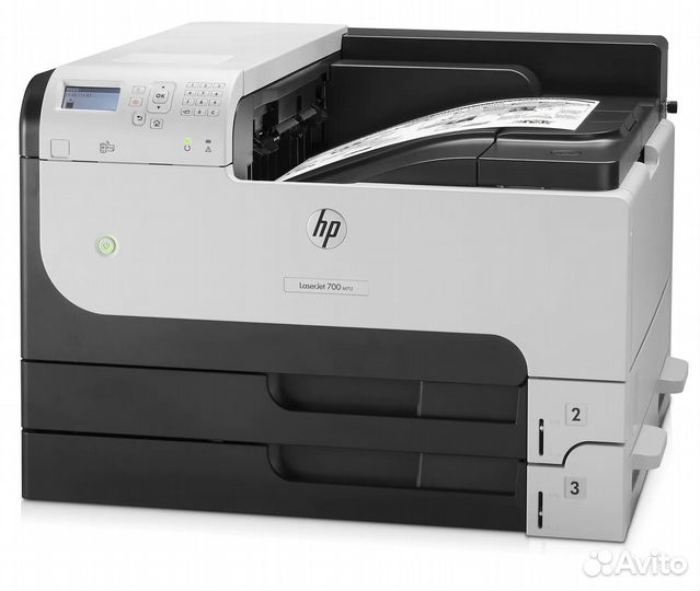 Принтер лазерный HP M712dn монохромный A3