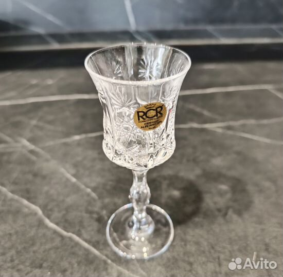 Набор рюмок Impero, 6 шт, хрустальное стекло, RCR