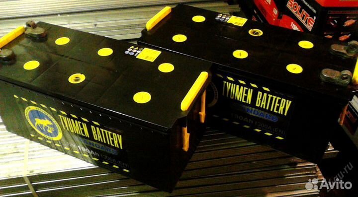 Аккумулятор Тюмень 190 Ah. Бесплатная доставка