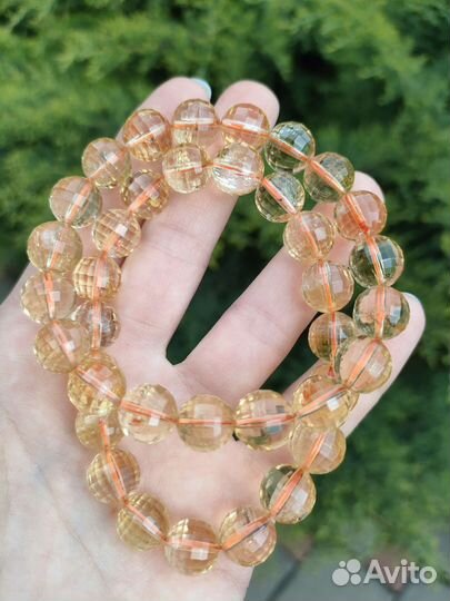 Цитрин натуральный 10 мм