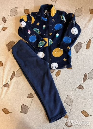 Комплект брюки и толстовка флис