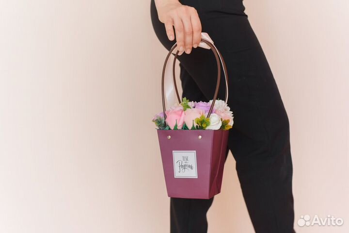 Букет из мыльных цветов