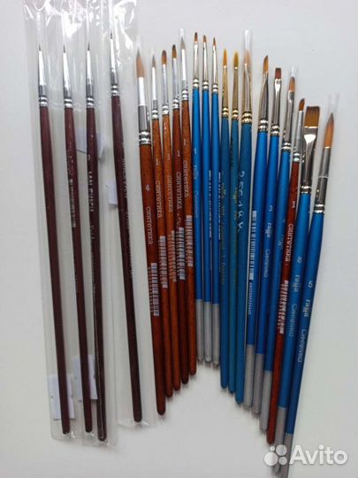 Новые кисти 0-6 размер. Малевич и др