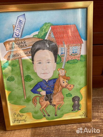 Портреты и шаржи по фото