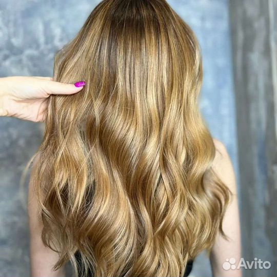 Сложное окрашивание волос+стрижка