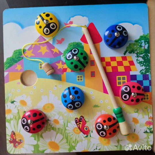 Развивающие деревянные игрушки пакетом