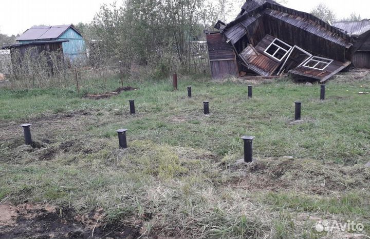 Свайно-винтовой фундамент