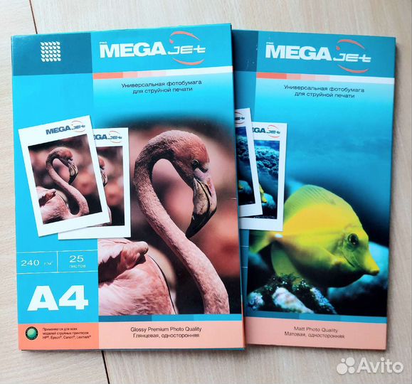 Фотобумага ProMega, A3, А4, матовая, глянцевая