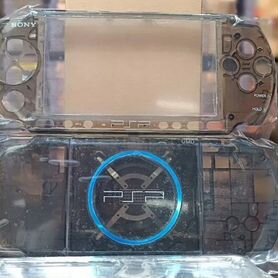 Корпус для PSP 3000 прозрачный темный