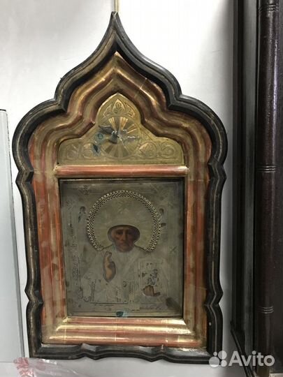 Икона Старинная.Святой Николай Чудотворец