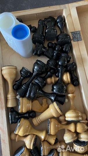 Шахматы деревянные коллекционные и шашки