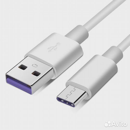 Зарядный кабель 5A, USB - Type C