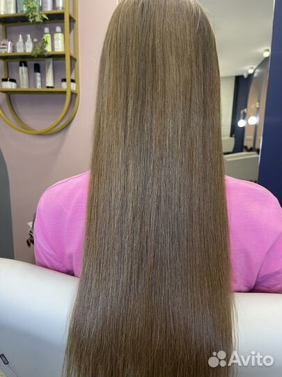 Волосы для наращивания 60 см русые