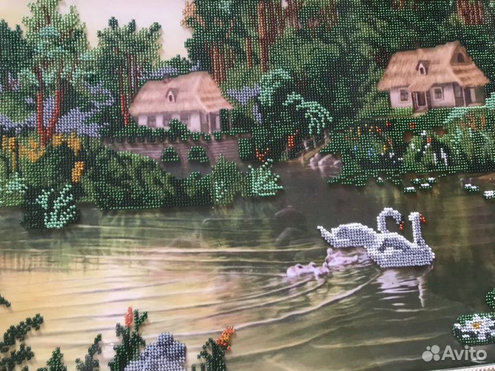 Картина вышивка