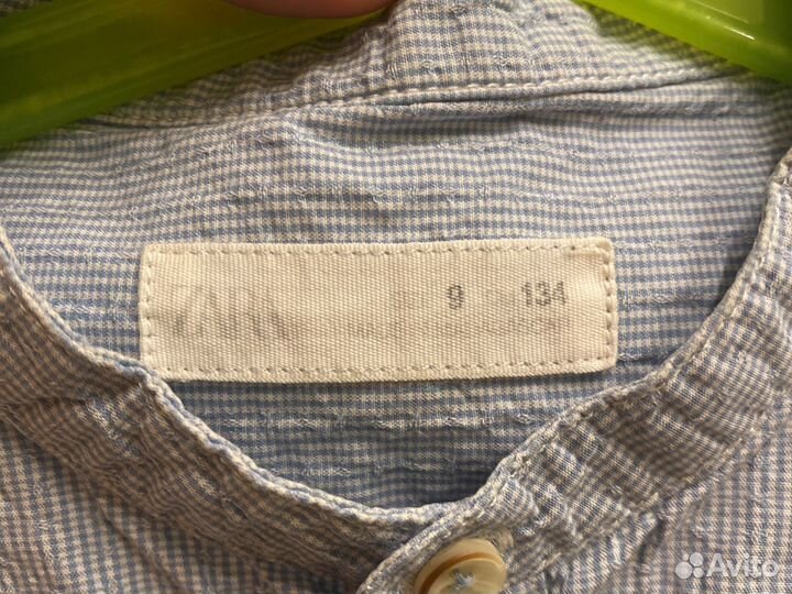 Рубашка zara 9лет/134см