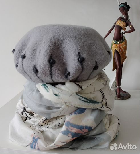 Берет женский шерсть 100%