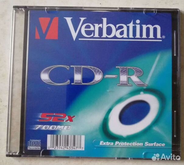 Диск CD-R Verbatim 700 Mb 52x