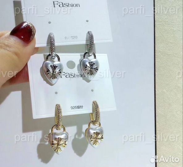 Chrome hearts серьги