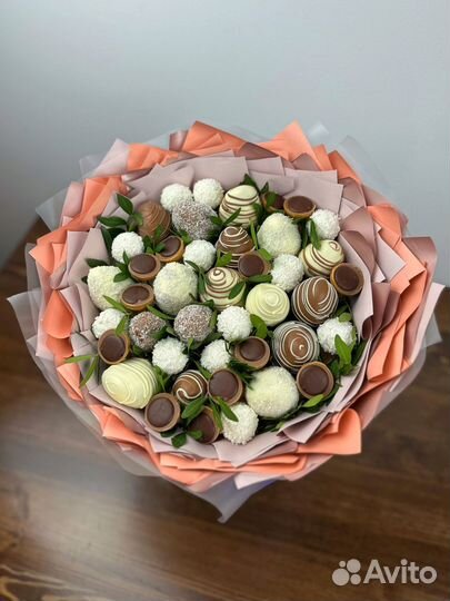 Букет из клубники в шоколаде