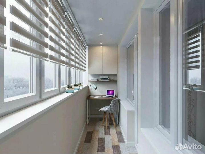 Внутренняя обшивка балкона / лоджии