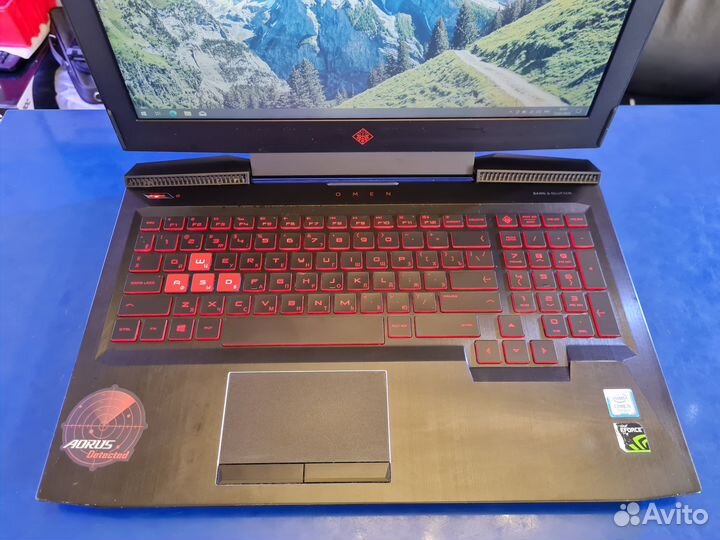 Игровой ноутбук HP omen nVidia Intel