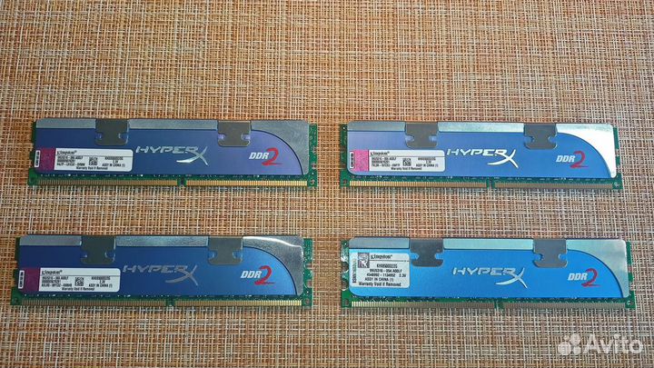 DDR2 2Gb*2 шт 1066MHz / 8500 Kingston, Corsair