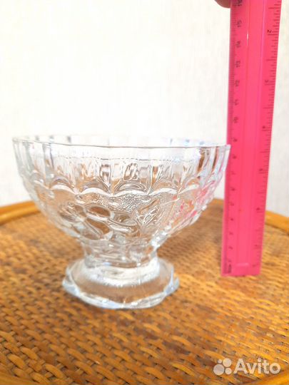 Хрустальная вазочка на ножке СССР
