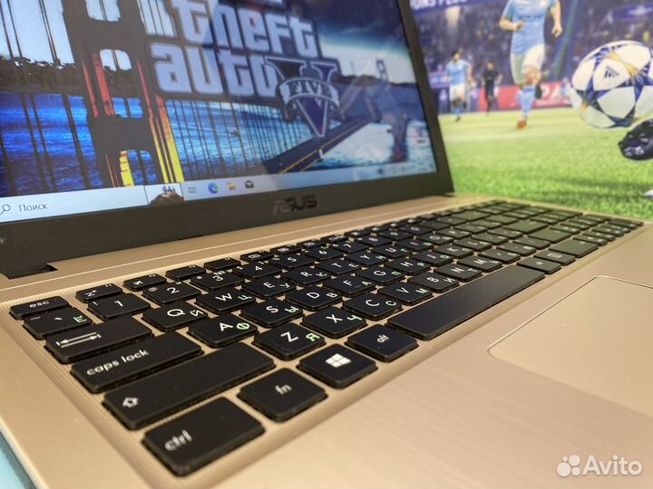 Шустрый Ноутбук Asus Intel/SSD/4gb/15.6