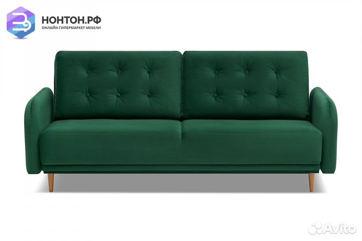 Диван книжка Париж изумрудный