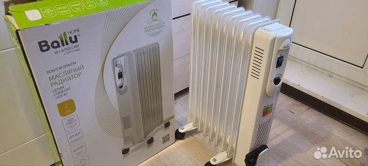 Радиатор масляный Ballu Comfort 2000 Вт