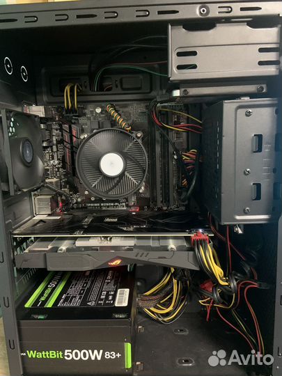 Игровой пк i5 7400/GTX1050Ti/16Gb Озу/SSD120