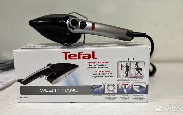 Ручной отпариватель 2 в 1 Tefal Tweeny Nano