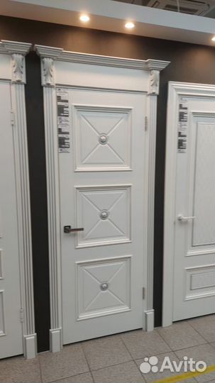 Дверь межкомнатные элит эмаль патина