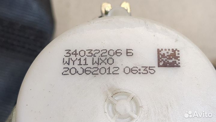 Ремень безопасности Volkswagen Passat 7 Европа, 2012