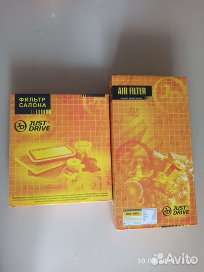 Воздушный фильтр и салона на Toyota avensis 2.0