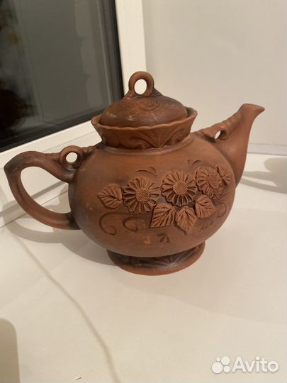 Чайник заварочный глиняный