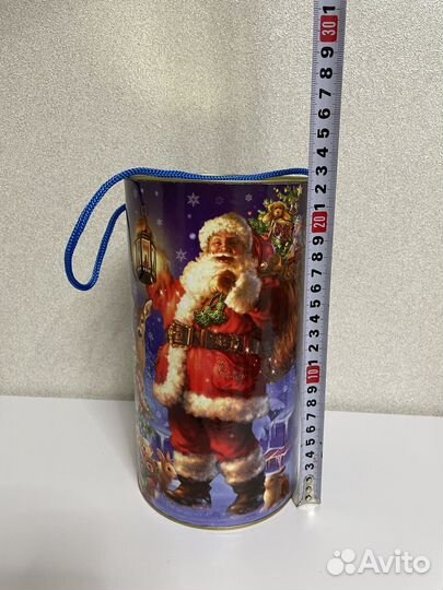 Тубус новогодний для конфет