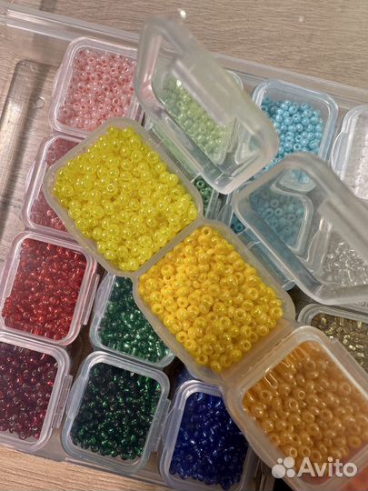 Бисер 28 цветов (можно для Wildberries)